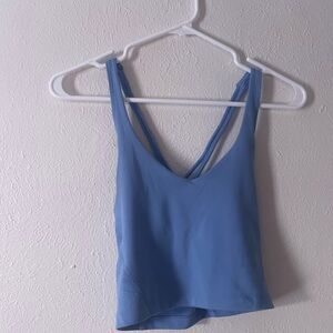 Gilly Hicks Light Blue Activewear Top